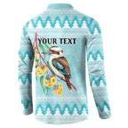 Australia Kookaburra and Eucalyptus Button Sweatshirt Christmas Vibe - Aussie Hoodie