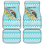 Australia Kookaburra and Eucalyptus Car Mats Christmas Vibe - Aussie Hoodie