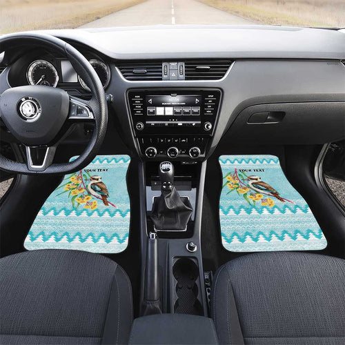 Australia Kookaburra and Eucalyptus Car Mats Christmas Vibe - Aussie Hoodie