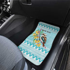 Australia Kookaburra and Eucalyptus Car Mats Christmas Vibe - Aussie Hoodie