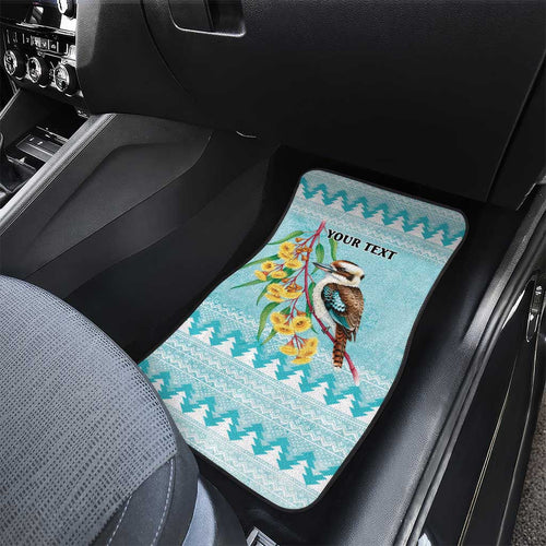 Australia Kookaburra and Eucalyptus Car Mats Christmas Vibe - Aussie Hoodie