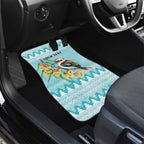 Australia Kookaburra and Eucalyptus Car Mats Christmas Vibe - Aussie Hoodie