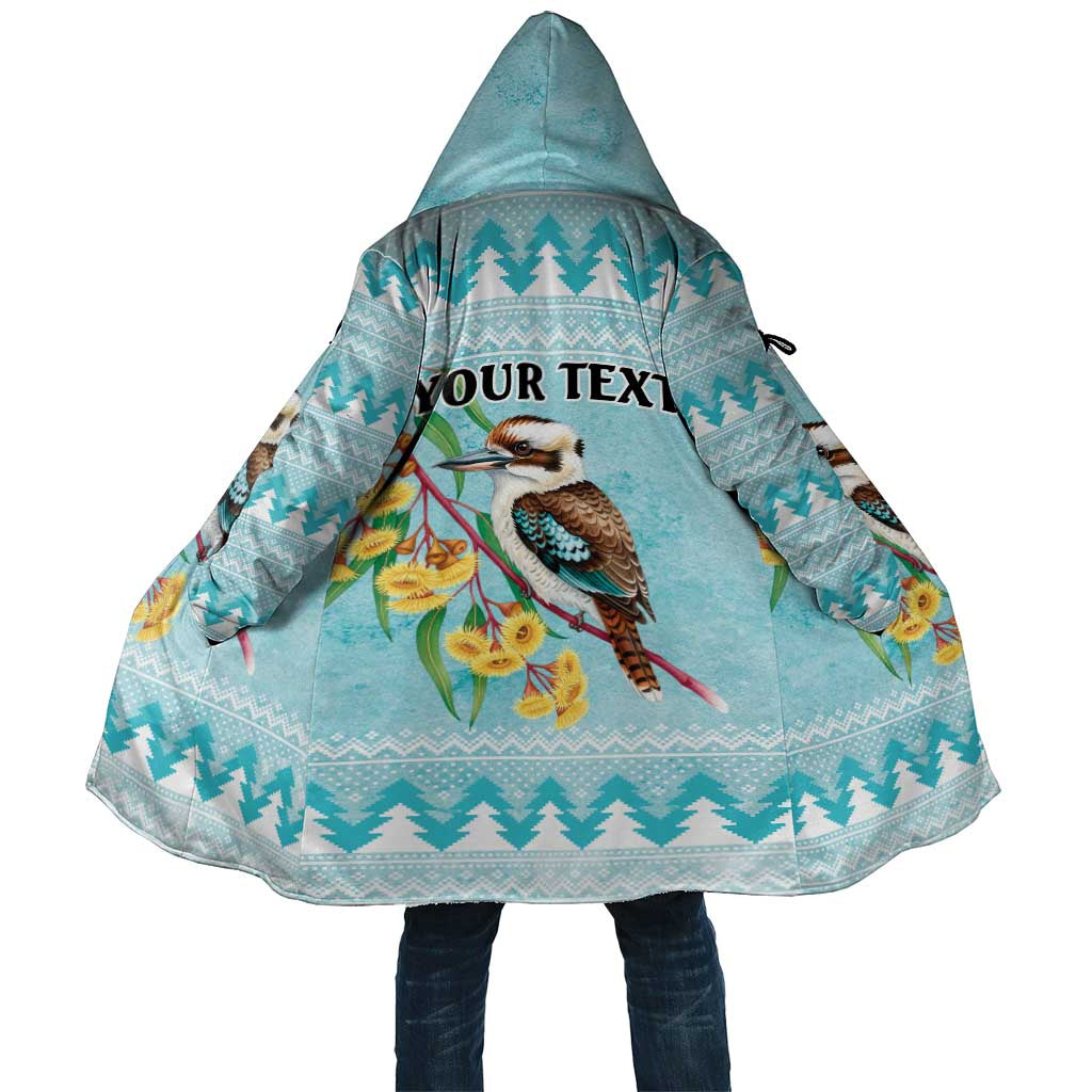 Australia Kookaburra and Eucalyptus Cloak Christmas Vibe - Aussie Hoodie