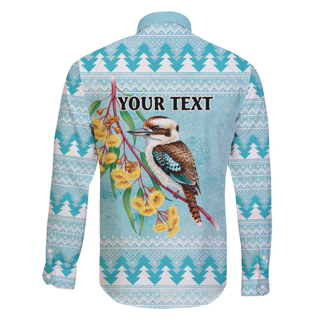 Australia Kookaburra and Eucalyptus Family Matching Long Sleeve Bodycon Dress and Hawaiian Shirt Christmas Vibe - Aussie Hoodie