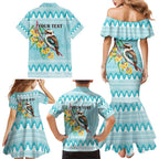 Australia Kookaburra and Eucalyptus Family Matching Mermaid Dress and Hawaiian Shirt Christmas Vibe - Aussie Hoodie