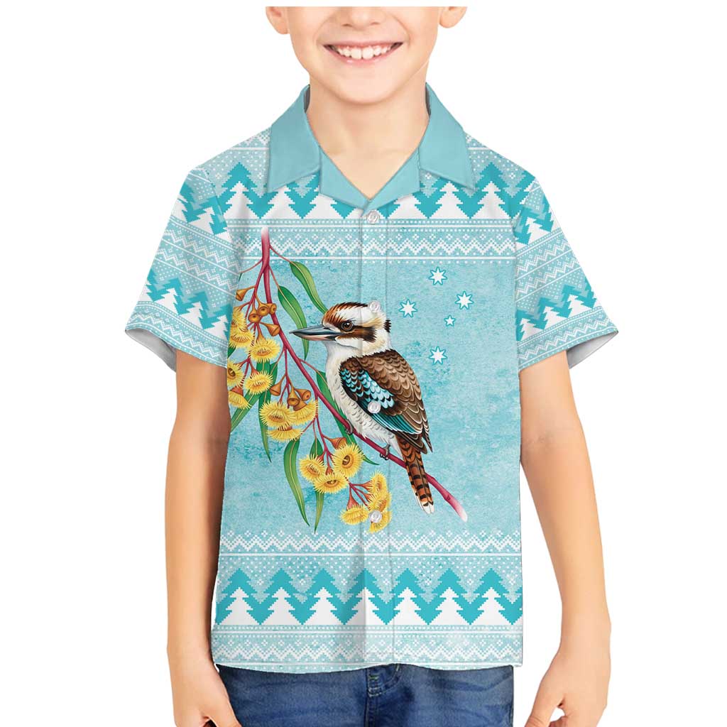 Australia Kookaburra and Eucalyptus Family Matching Mermaid Dress and Hawaiian Shirt Christmas Vibe - Aussie Hoodie