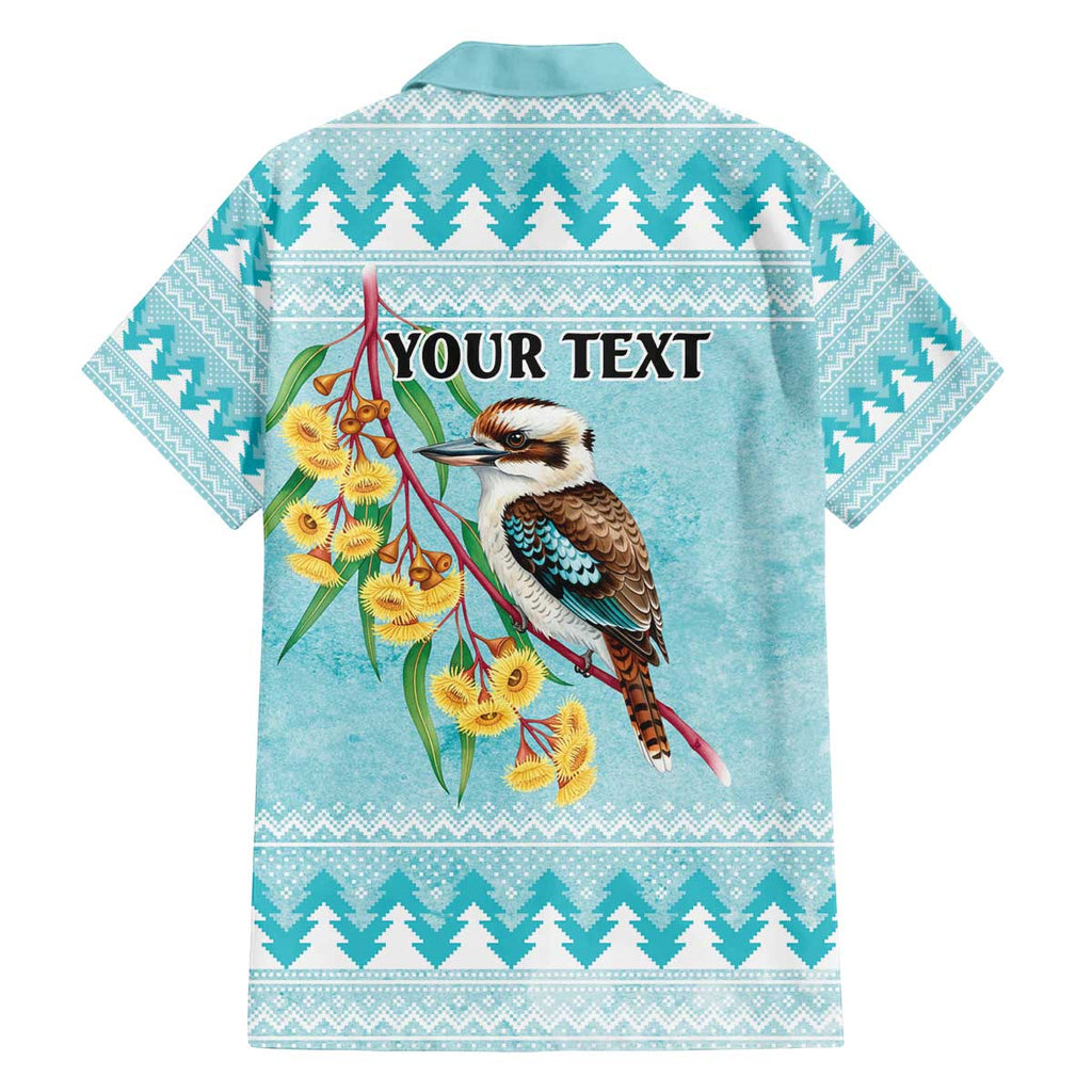 Australia Kookaburra and Eucalyptus Family Matching Off The Shoulder Long Sleeve Dress and Hawaiian Shirt Christmas Vibe - Aussie Hoodie