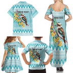 Australia Kookaburra and Eucalyptus Family Matching Summer Maxi Dress and Hawaiian Shirt Christmas Vibe - Aussie Hoodie