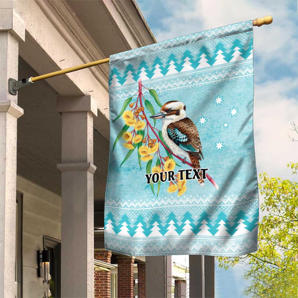 Australia Kookaburra and Eucalyptus Garden Flag Christmas Vibe - Aussie Hoodie