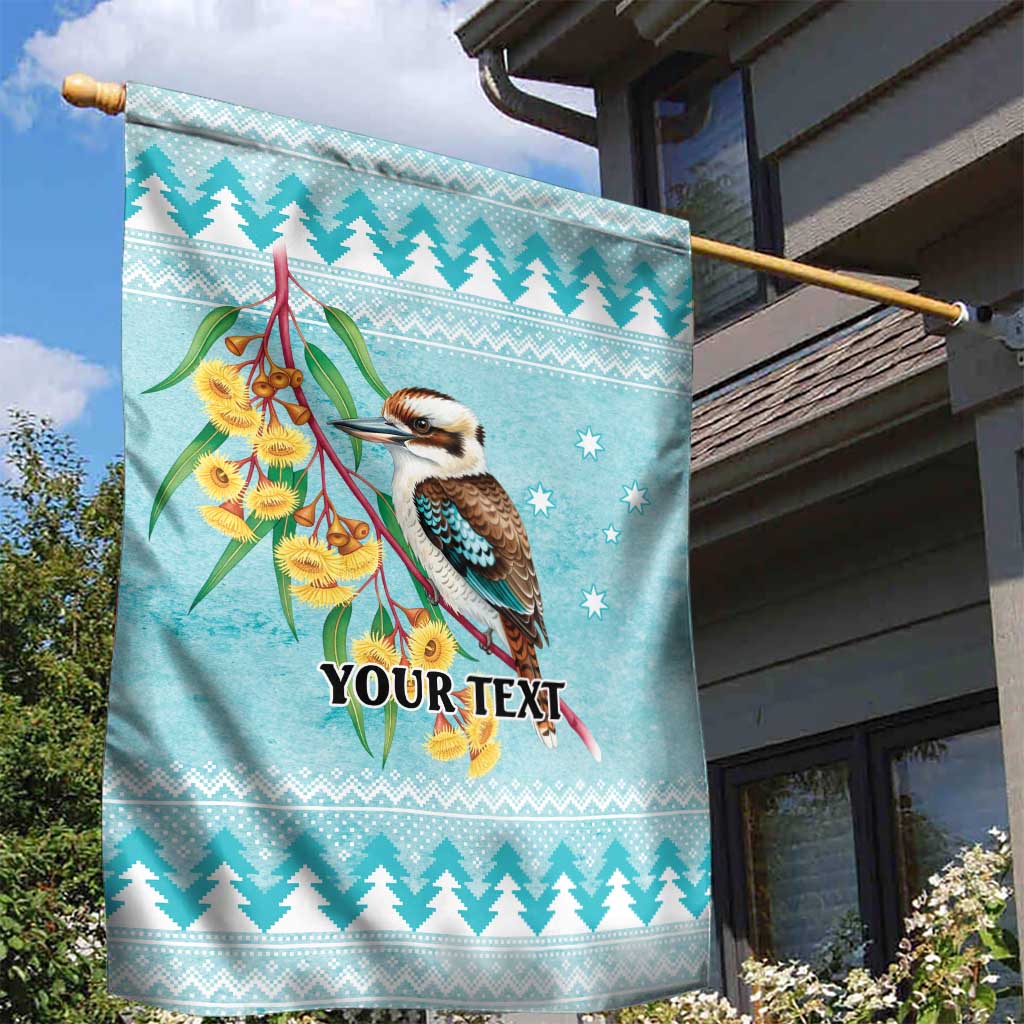 Australia Kookaburra and Eucalyptus Garden Flag Christmas Vibe - Aussie Hoodie