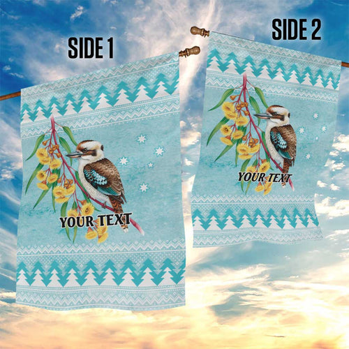 Australia Kookaburra and Eucalyptus Garden Flag Christmas Vibe - Aussie Hoodie