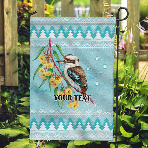 Australia Kookaburra and Eucalyptus Garden Flag Christmas Vibe - Aussie Hoodie
