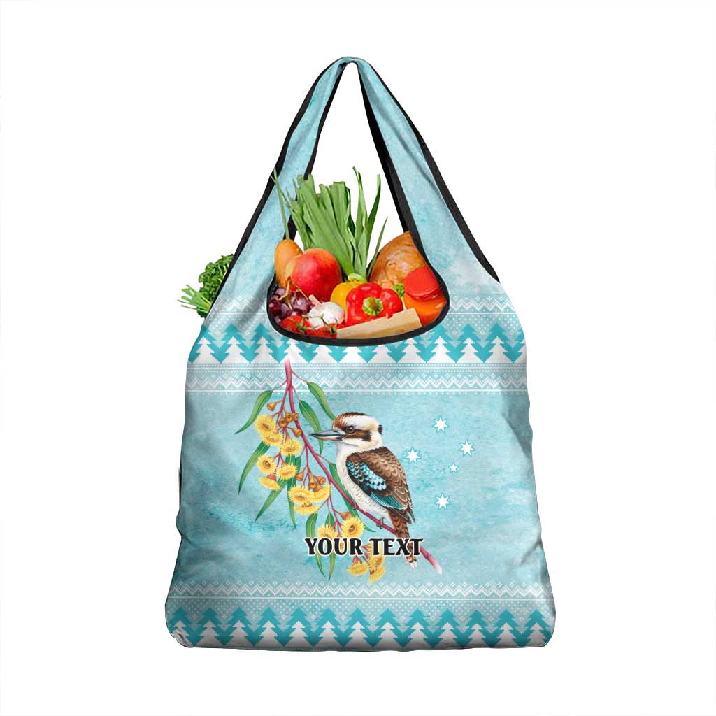 Australia Kookaburra and Eucalyptus Grocery Bag Christmas Vibe - Aussie Hoodie