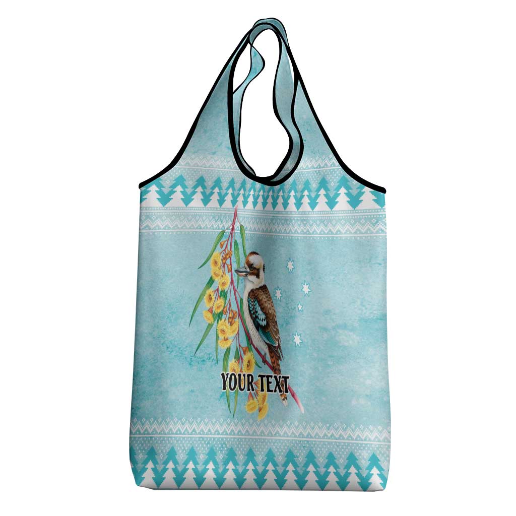 Australia Kookaburra and Eucalyptus Grocery Bag Christmas Vibe - Aussie Hoodie