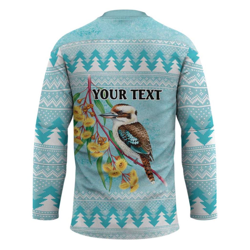 Australia Kookaburra and Eucalyptus Hockey Jersey Christmas Vibe - Aussie Hoodie