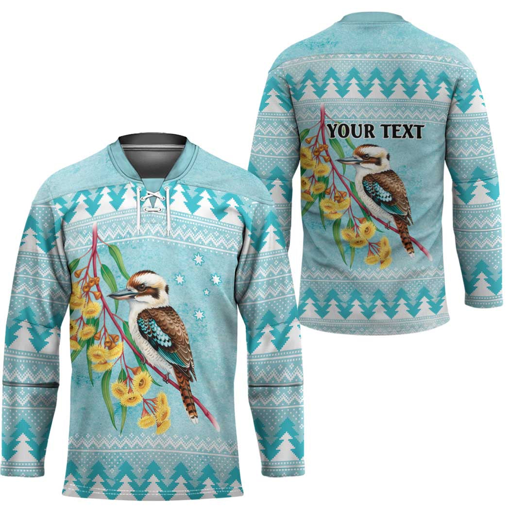 Australia Kookaburra and Eucalyptus Hockey Jersey Christmas Vibe - Aussie Hoodie