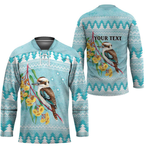 Australia Kookaburra and Eucalyptus Hockey Jersey Christmas Vibe - Aussie Hoodie