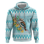 Australia Kookaburra and Eucalyptus Hoodie Christmas Vibe - Aussie Hoodie