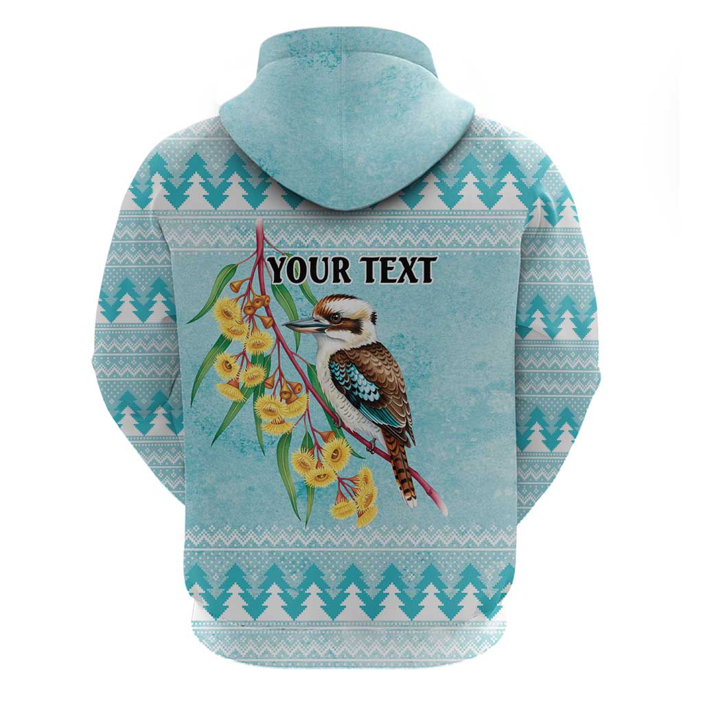 Australia Kookaburra and Eucalyptus Hoodie Christmas Vibe - Aussie Hoodie