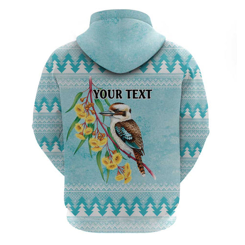 Australia Kookaburra and Eucalyptus Hoodie Christmas Vibe - Aussie Hoodie