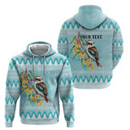 Australia Kookaburra and Eucalyptus Hoodie Christmas Vibe - Aussie Hoodie