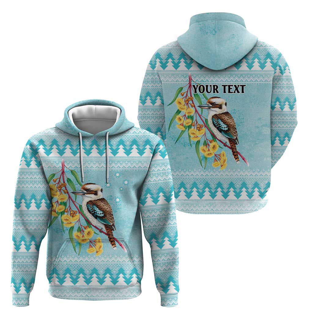 Australia Kookaburra and Eucalyptus Hoodie Christmas Vibe - Aussie Hoodie