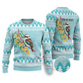 Australia Kookaburra and Eucalyptus Ugly Christmas Sweater Christmas Vibe - Aussie Hoodie