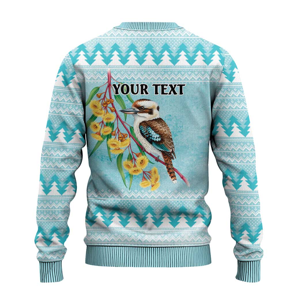 Australia Kookaburra and Eucalyptus Ugly Christmas Sweater Christmas Vibe - Aussie Hoodie