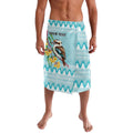 Australia Kookaburra and Eucalyptus Lavalava Christmas Vibe - Aussie Hoodie