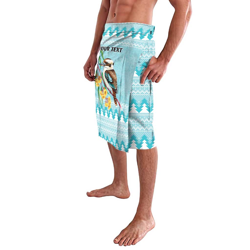 Australia Kookaburra and Eucalyptus Lavalava Christmas Vibe - Aussie Hoodie