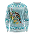 Australia Kookaburra and Eucalyptus Long Sleeve Shirt Christmas Vibe - Aussie Hoodie