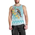 Australia Kookaburra and Eucalyptus Men Tank Top Christmas Vibe - Aussie Hoodie