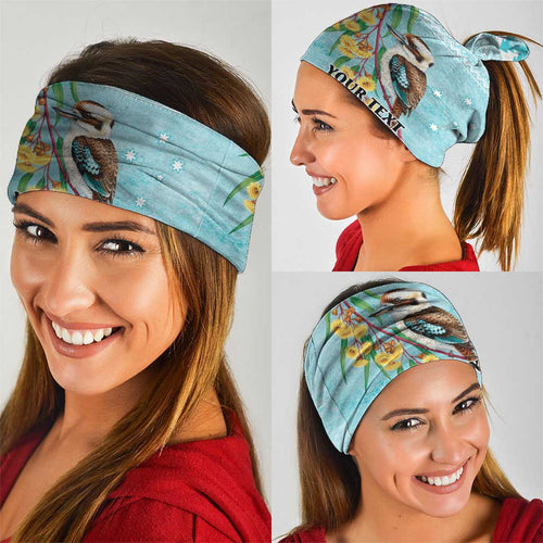 Australia Kookaburra and Eucalyptus Neck Gaiter Christmas Vibe - Aussie Hoodie