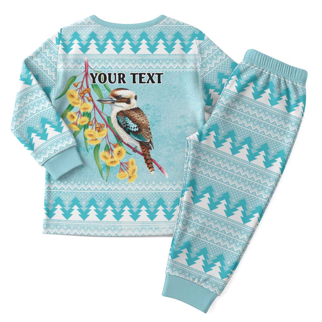 Australia Kookaburra and Eucalyptus Christmas Pajama Set Christmas Vibe - Aussie Hoodie