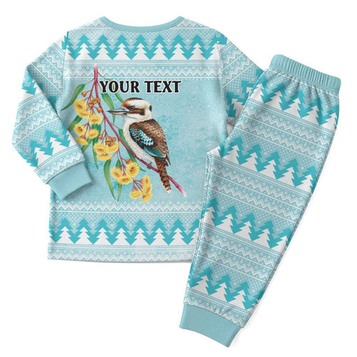 Australia Kookaburra and Eucalyptus Christmas Pajama Set Christmas Vibe - Aussie Hoodie