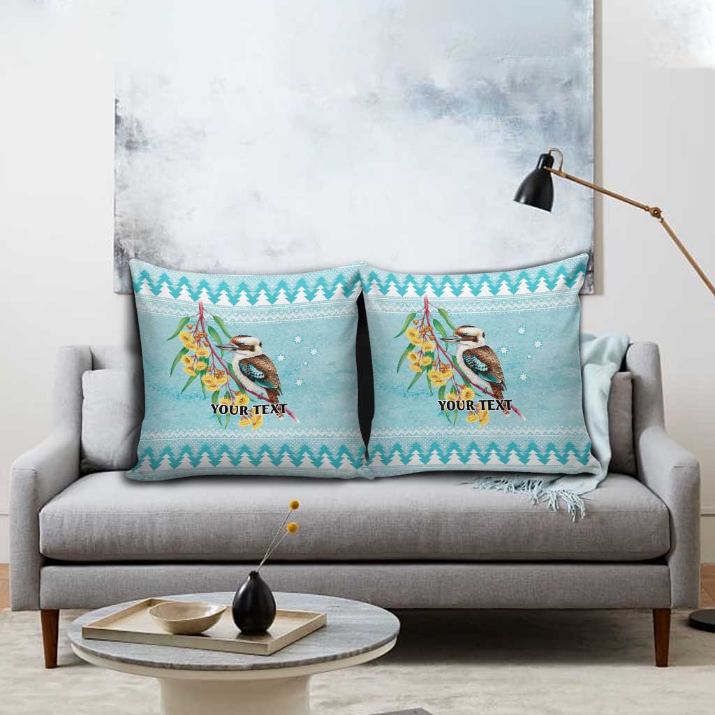 Australia Kookaburra and Eucalyptus Pillow Cover Christmas Vibe - Aussie Hoodie