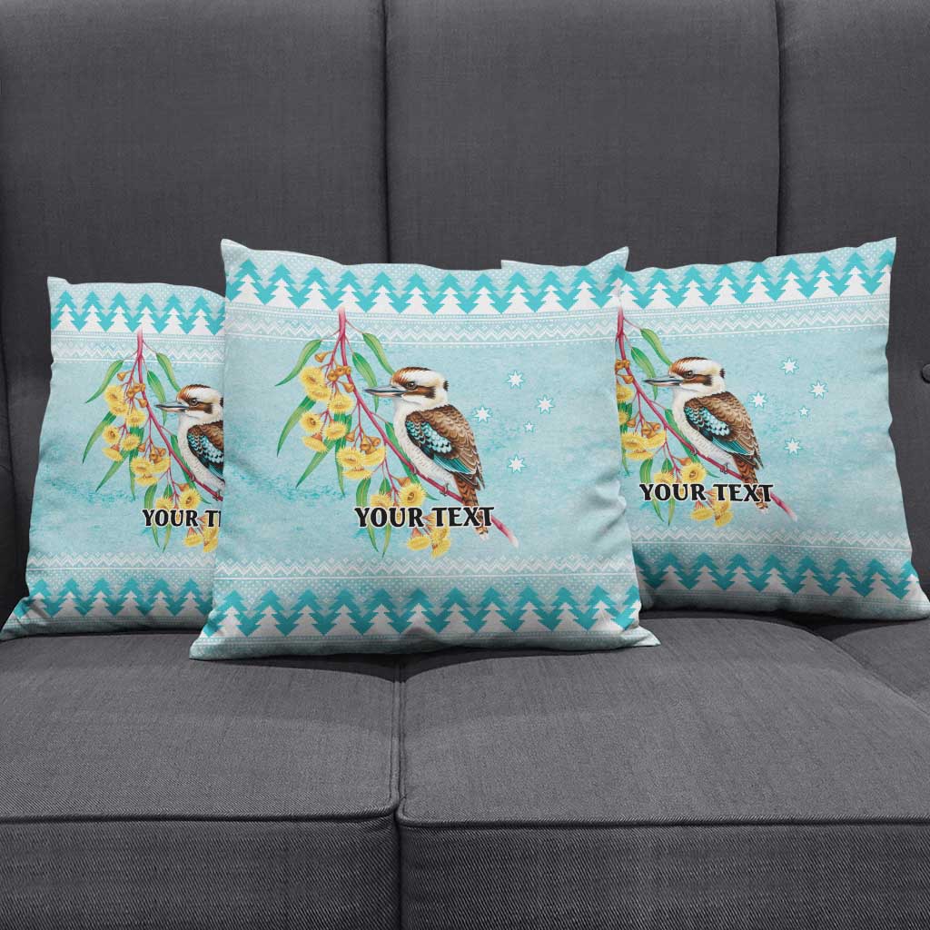 Australia Kookaburra and Eucalyptus Pillow Cover Christmas Vibe - Aussie Hoodie