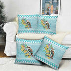 Australia Kookaburra and Eucalyptus Pillow Cover Christmas Vibe - Aussie Hoodie