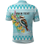 Australia Kookaburra and Eucalyptus Polo Shirt Christmas Vibe - Aussie Hoodie