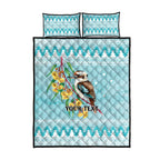 Australia Kookaburra and Eucalyptus Quilt Bed Set Christmas Vibe - Aussie Hoodie
