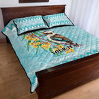 Australia Kookaburra and Eucalyptus Quilt Bed Set Christmas Vibe - Aussie Hoodie