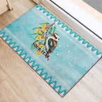 Australia Kookaburra and Eucalyptus Rubber Doormat Christmas Vibe - Aussie Hoodie