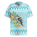 Australia Kookaburra and Eucalyptus Rugby Jersey Christmas Vibe - Aussie Hoodie