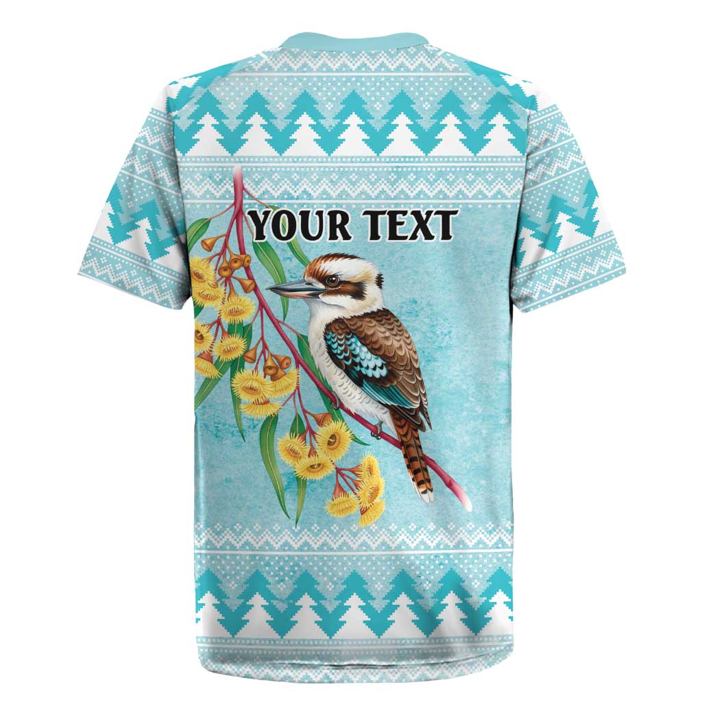 Australia Kookaburra and Eucalyptus Rugby Jersey Christmas Vibe - Aussie Hoodie