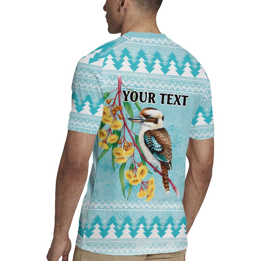 Australia Kookaburra and Eucalyptus Rugby Jersey Christmas Vibe - Aussie Hoodie