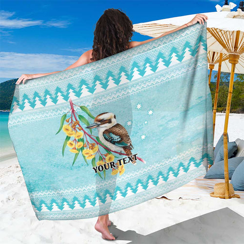 Australia Kookaburra and Eucalyptus Sarong Christmas Vibe - Aussie Hoodie