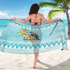Australia Kookaburra and Eucalyptus Sarong Christmas Vibe - Aussie Hoodie