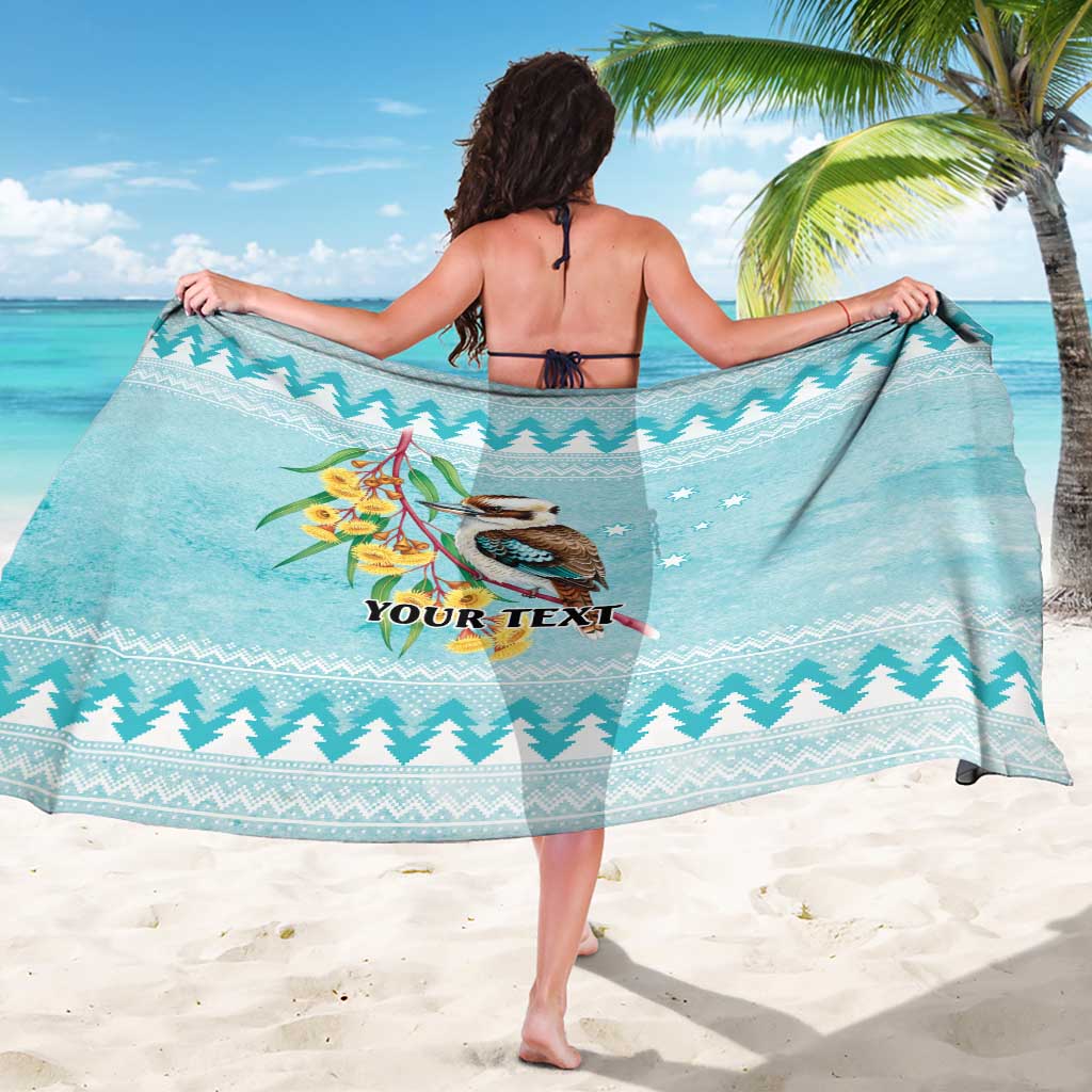 Australia Kookaburra and Eucalyptus Sarong Christmas Vibe - Aussie Hoodie