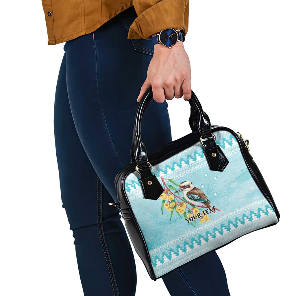 Australia Kookaburra and Eucalyptus Shoulder Handbag Christmas Vibe - Aussie Hoodie