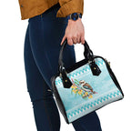 Australia Kookaburra and Eucalyptus Shoulder Handbag Christmas Vibe - Aussie Hoodie